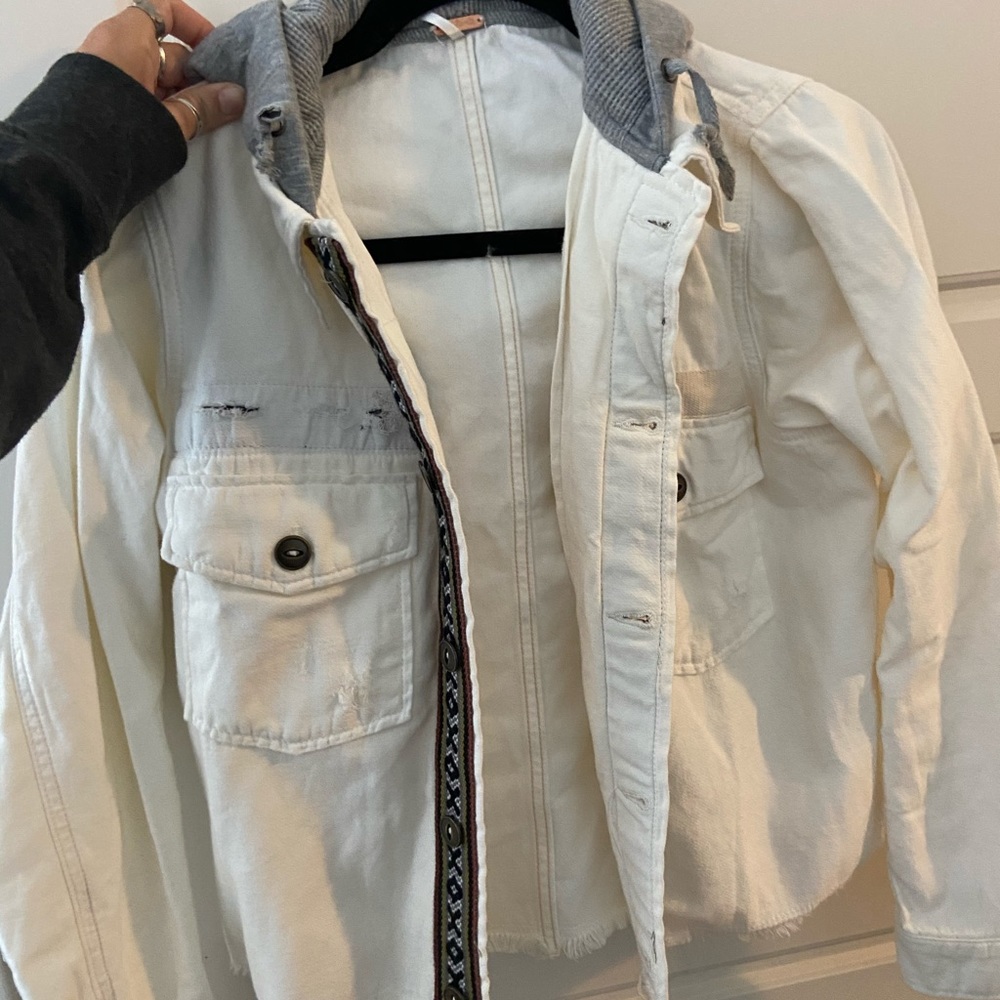 Free People White Jacket